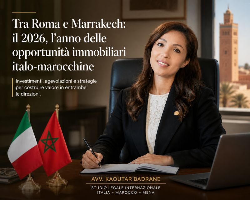 Investire e trasferirsi tra Italia e Marocco
